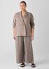 Organic Linen Double-Breasted Blazer