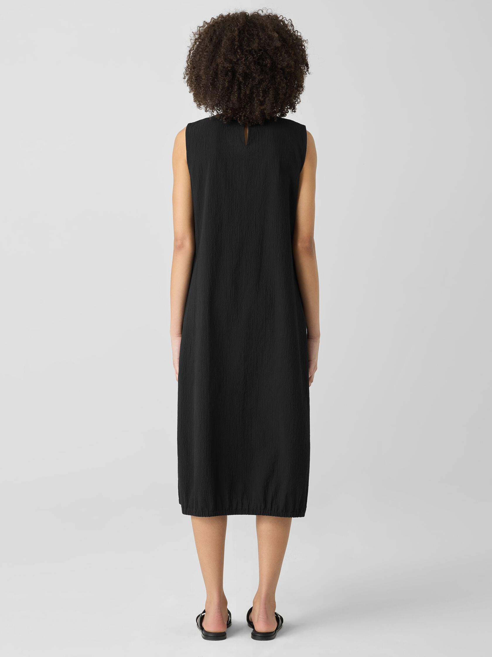 Organic Cotton Pucker Lantern Dress