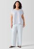 Organic Linen Jersey V-Neck Tee