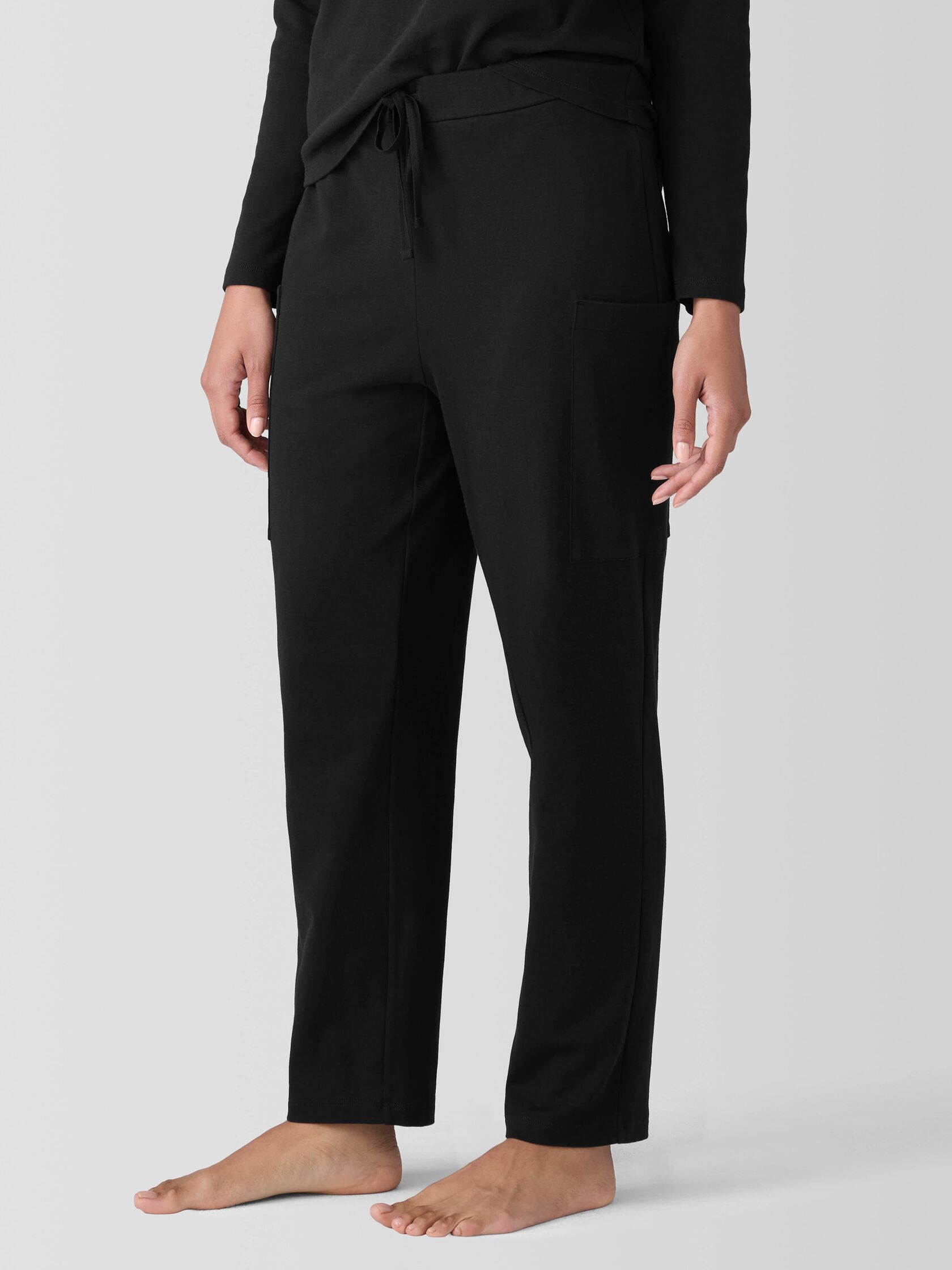 Organic Cotton Interlock Slouchy Sleep Pant