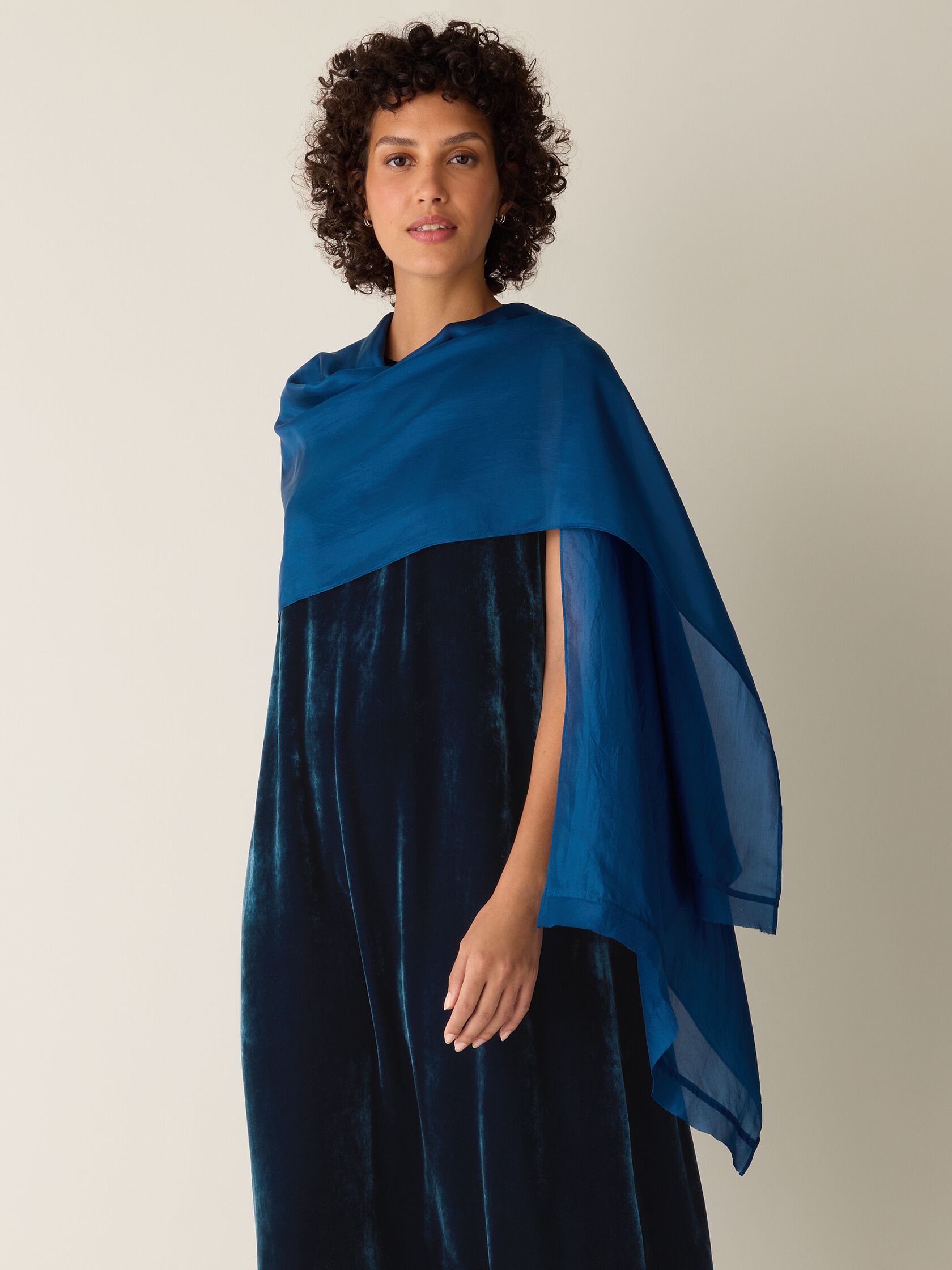 Washed Transitional Silk Scarf