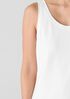 Pima Cotton Stretch Jersey Scoop Neck Tank
