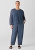 Linen Silk Twill Lantern Pant