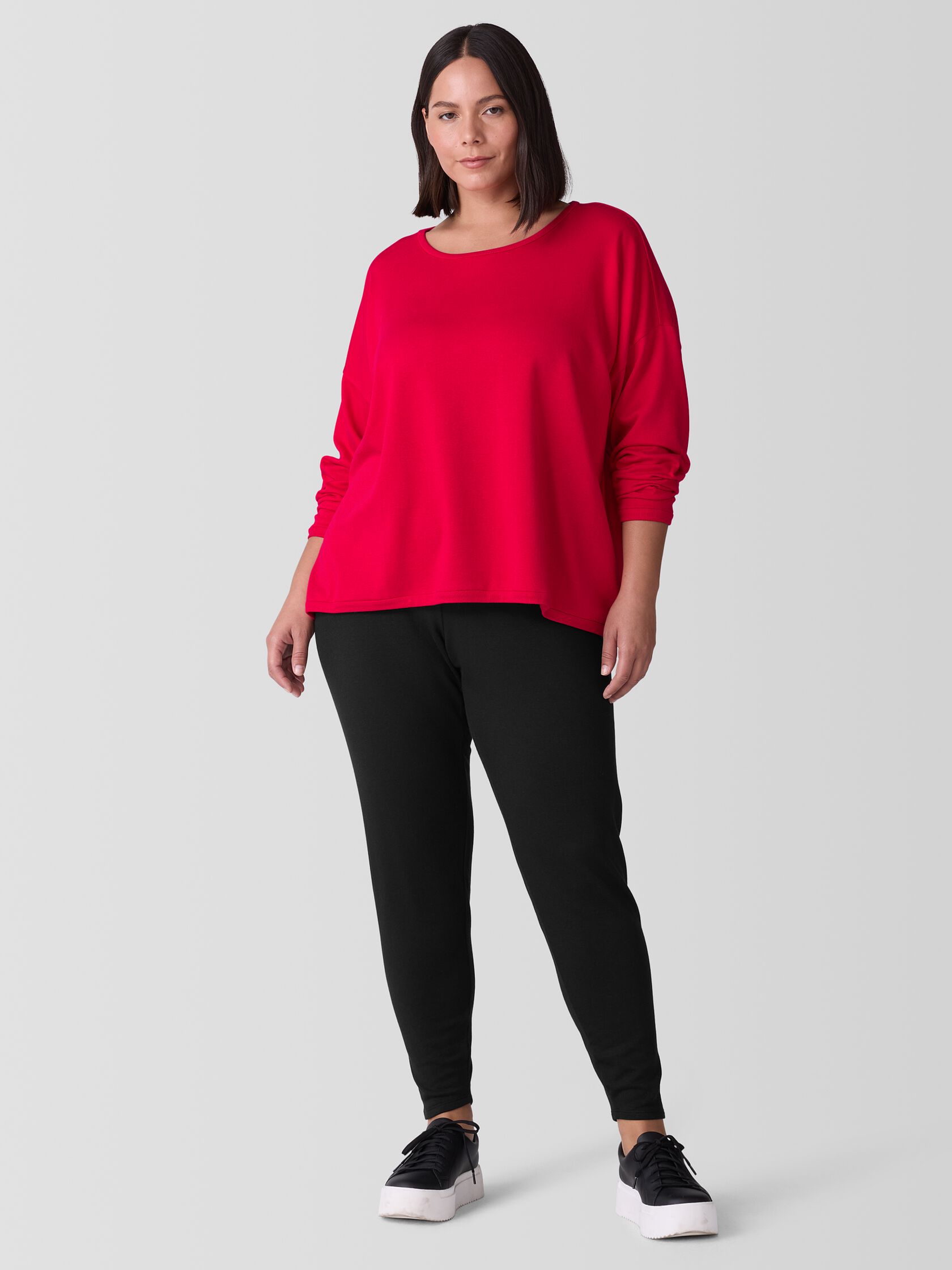 Cozy Brushed Terry Hug Box-Top