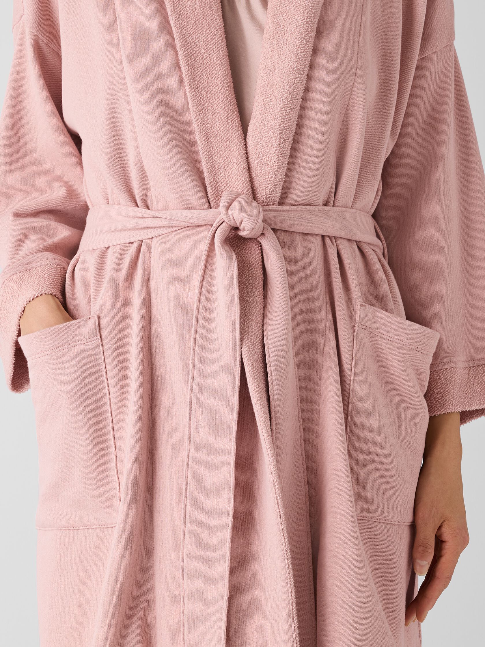 Lightweight Organic Cotton Terry Robe