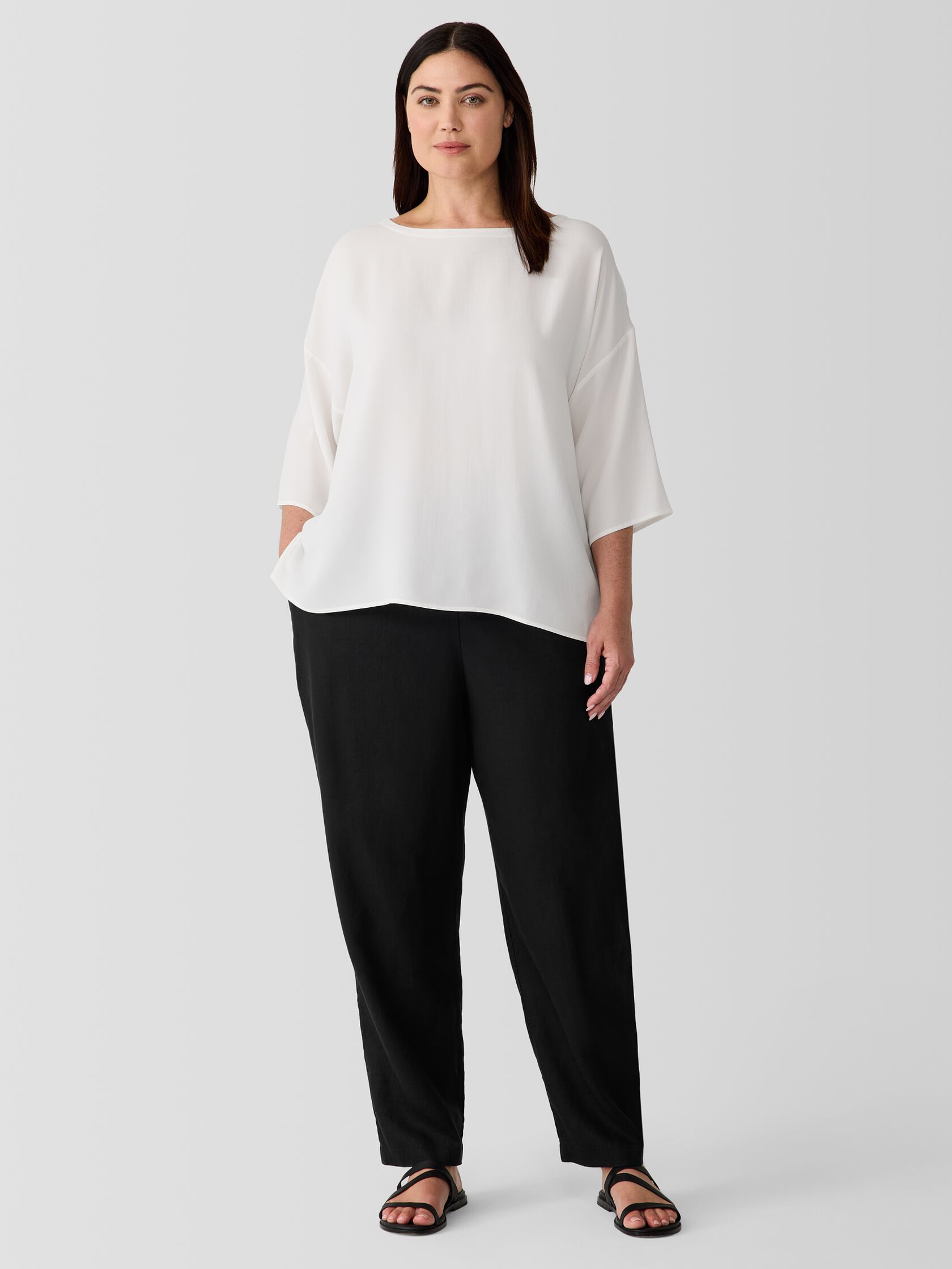 Organic Linen Tapered Pant