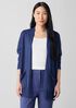 Organic Linen Cotton Cord Long Cardigan