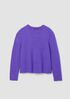 Cashmere Silk Boucle Bliss Crew Neck Top