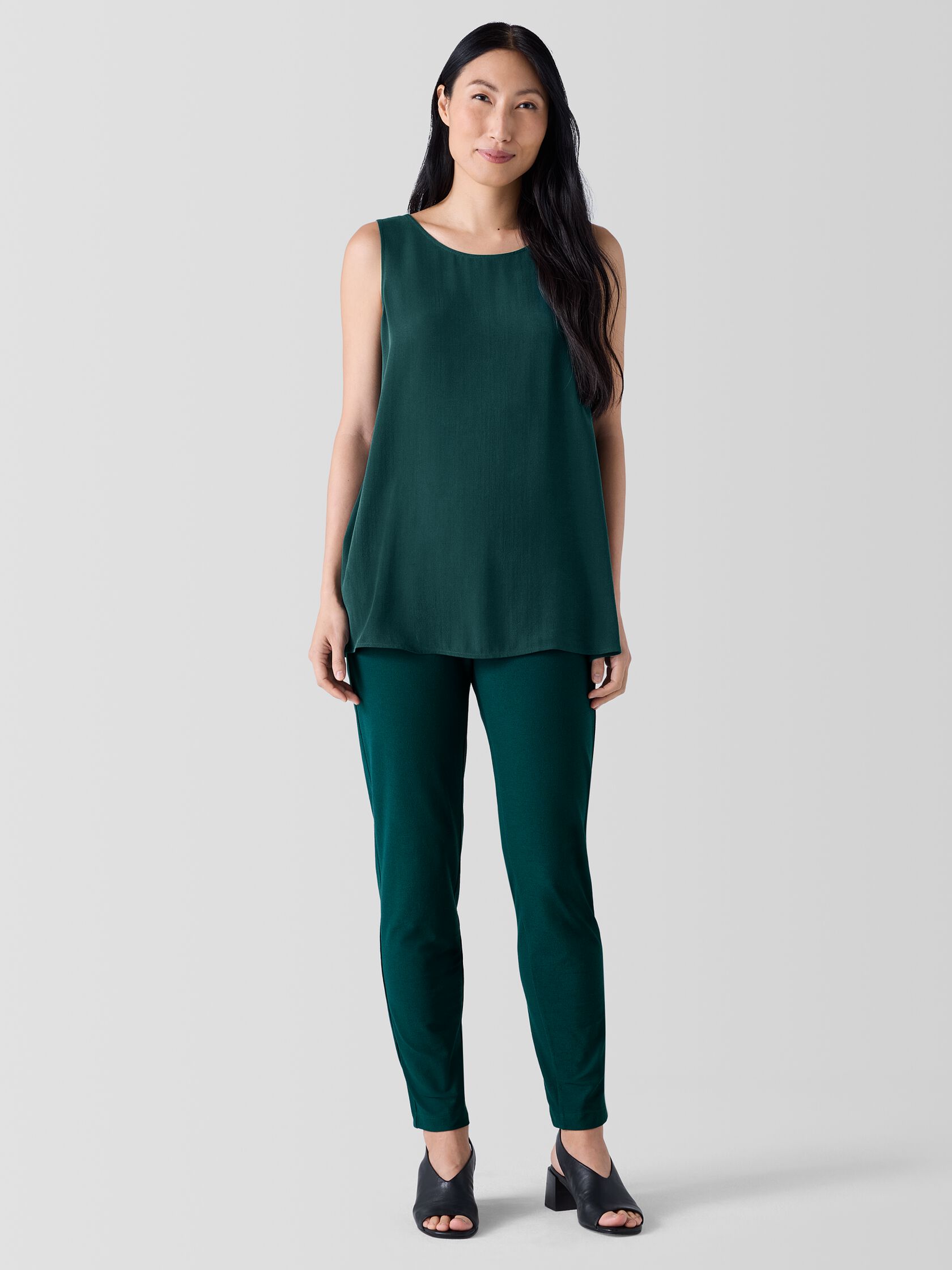 Washable Stretch Crepe Pant
