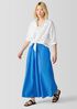 Washed Organic Cotton Poplin Skirt Pant