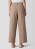 Garment-Dyed Utility Cotton Wide-Leg Pant