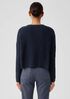 Cotton Fluff Crew Neck Top