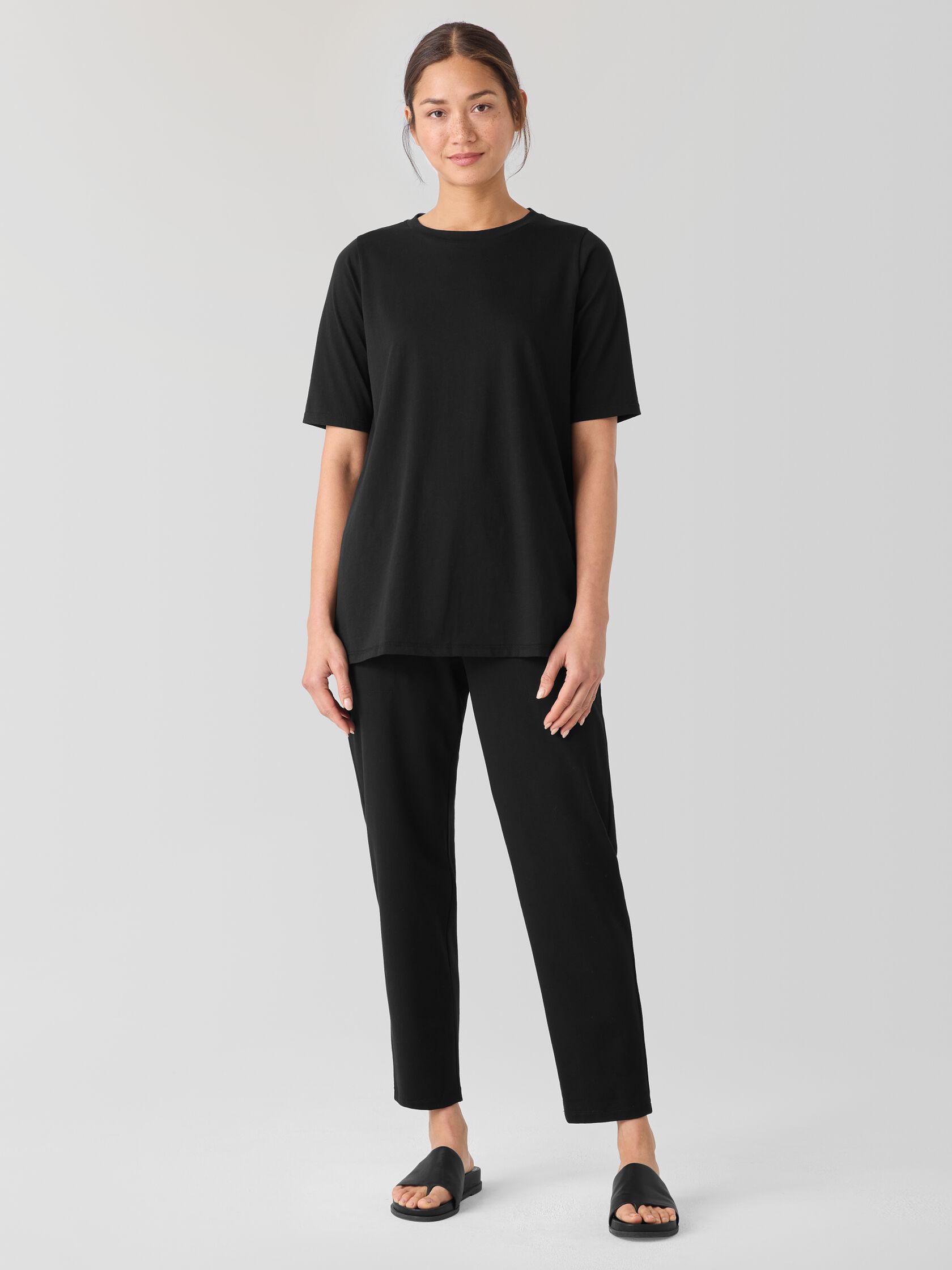 Organic Pima Cotton Jersey Long Tee