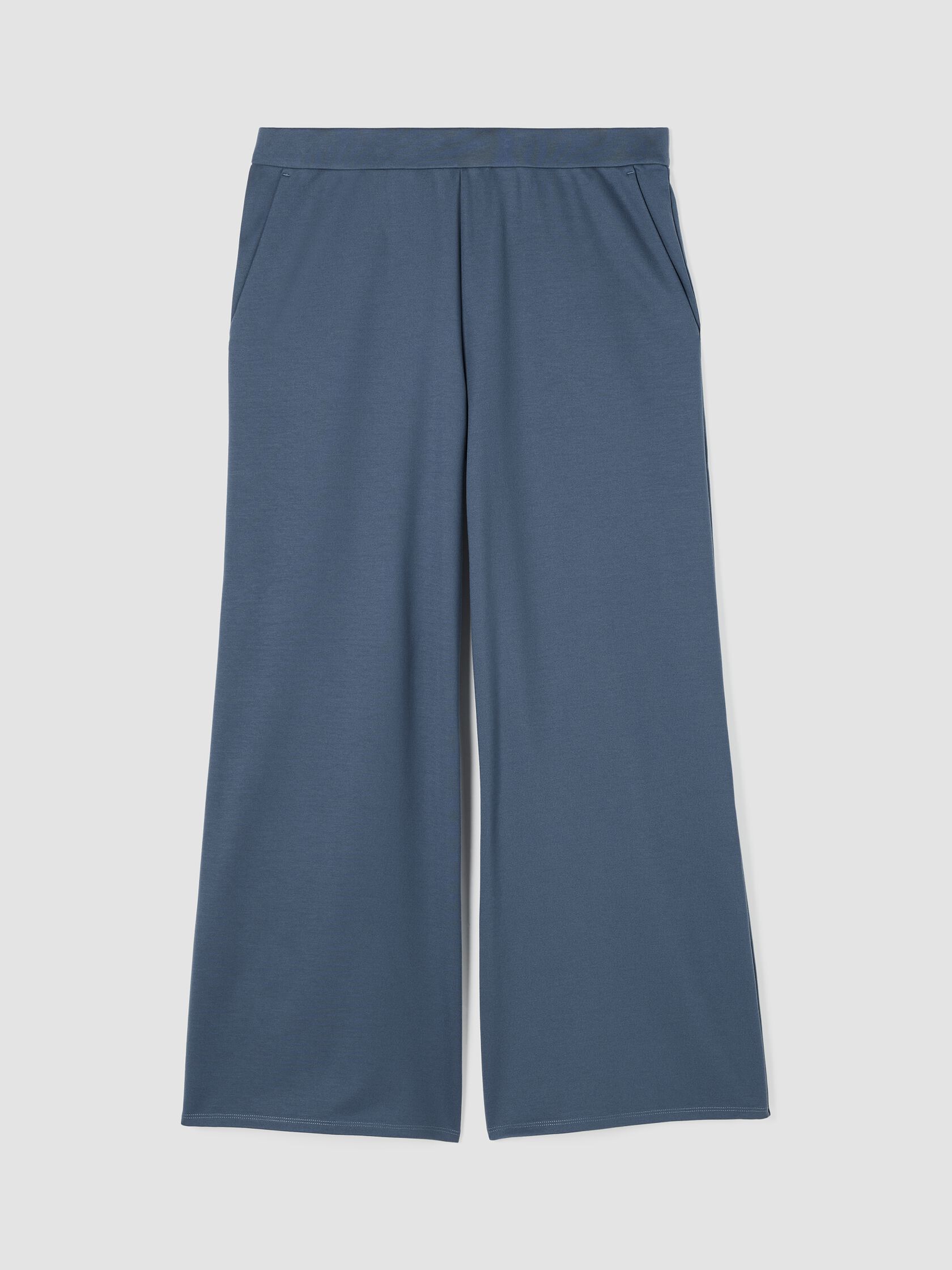 Lightweight Ponte Wide-Leg Pant