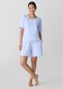 Organic Cotton Interlock Henley Sleep Top