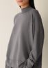 Cozy Brushed Terry Hug Mock Neck Top