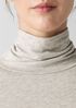Sheer Knit Turtleneck Top