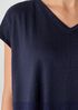 Organic Linen Jersey V-Neck Tee
