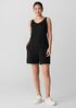 Pima Cotton Stretch Jersey Scoop Neck Tank