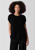 Cotton Fluff Crew Neck Vest