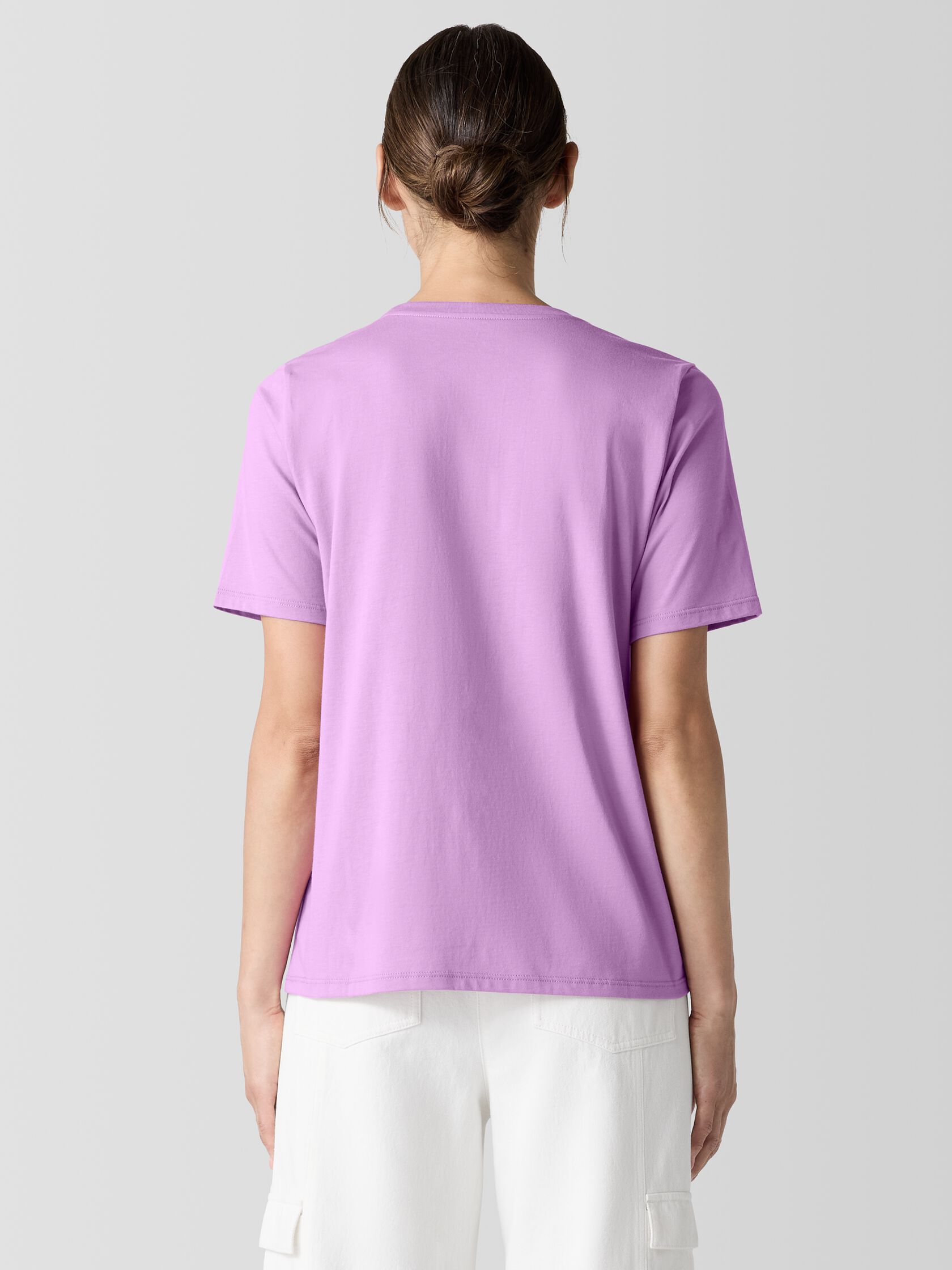 Organic Pima Cotton Jersey Round Neck Tee