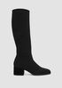 Paziz Crepe Recycled Stretch Knit Boot