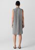 Puckered Organic Linen Sleeveless Dress