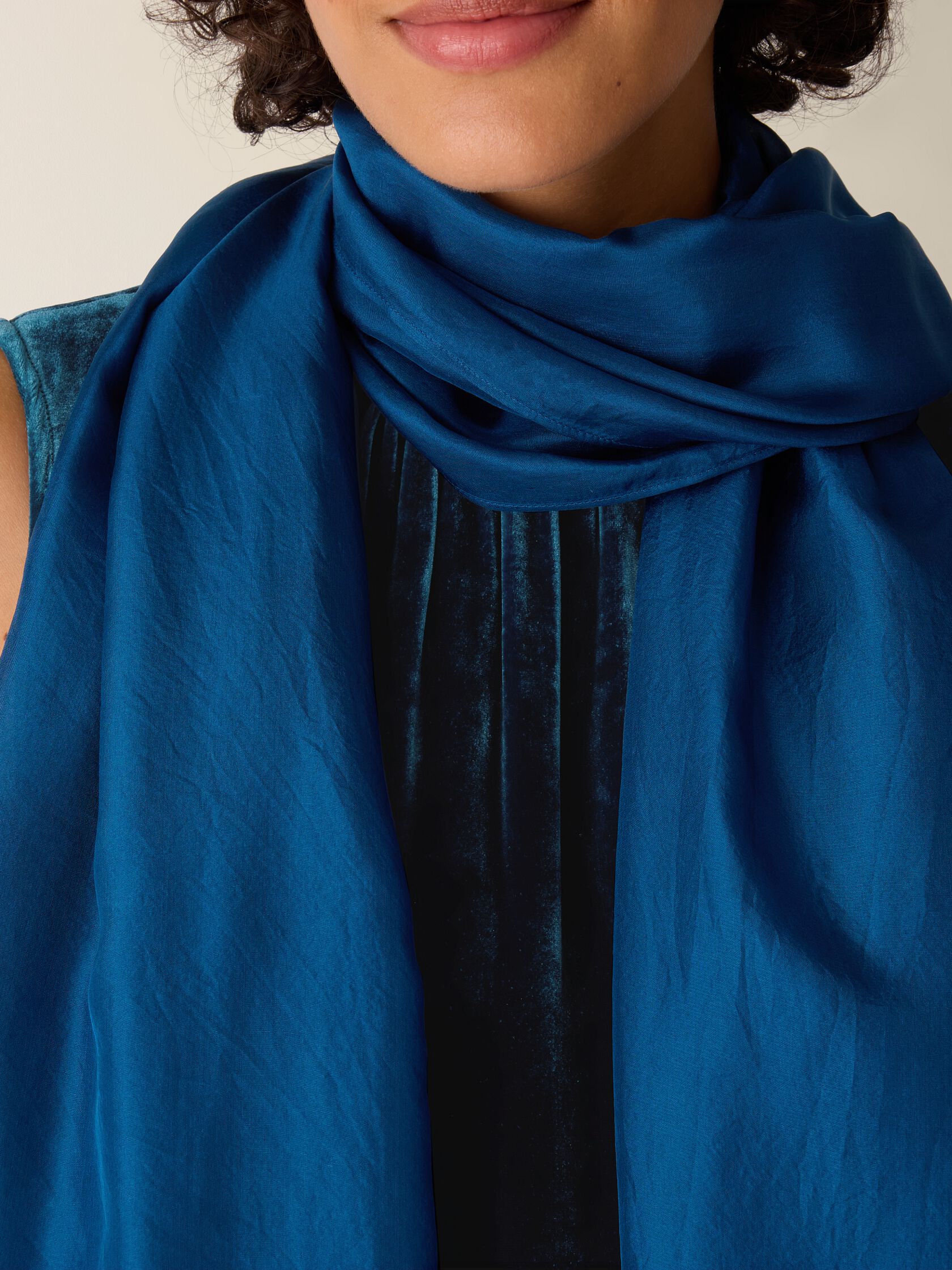 Washed Transitional Silk Scarf