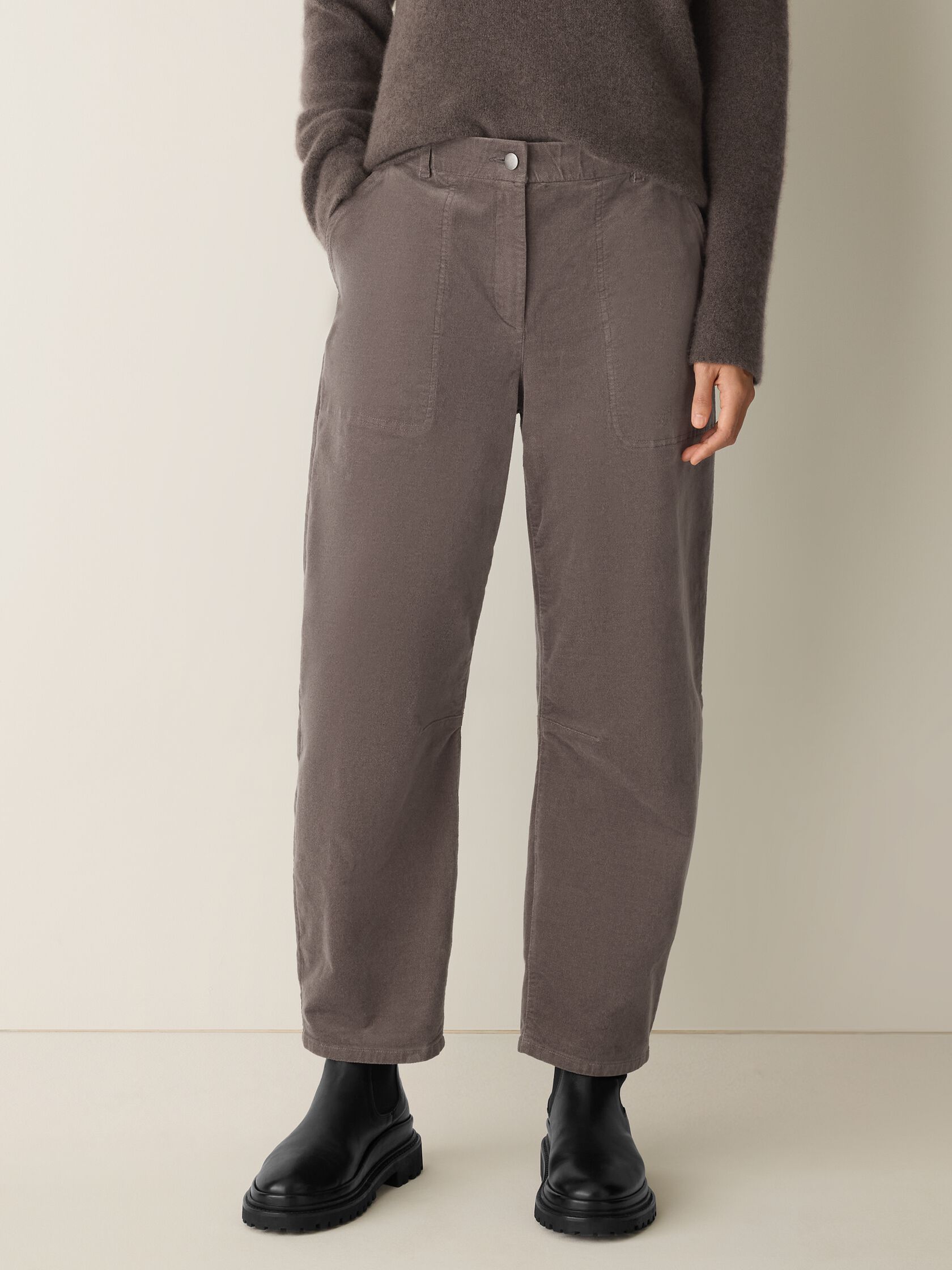 Brushed Organic Cotton Arch Pant