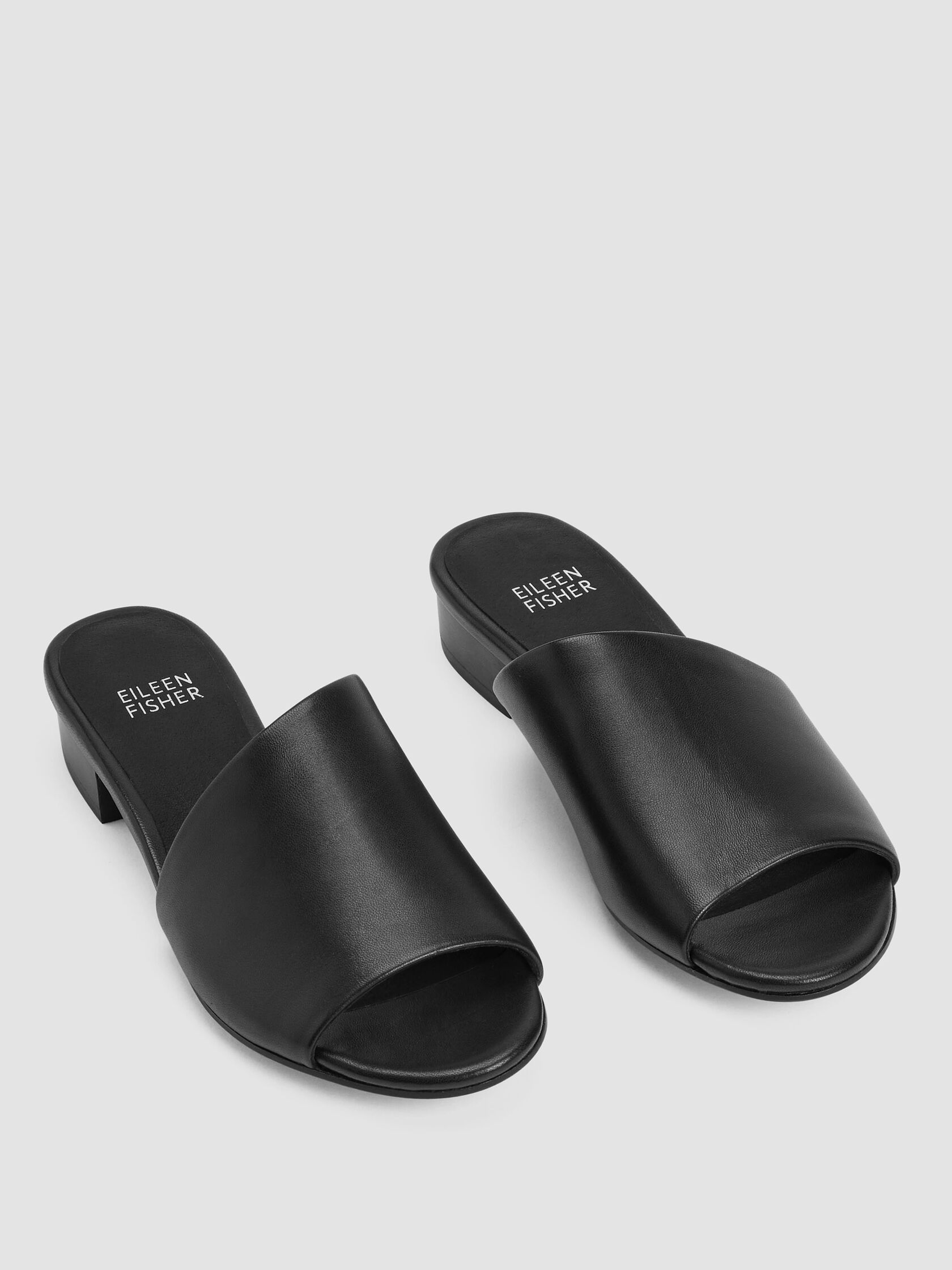 Quote Nappa Leather Slide Sandal