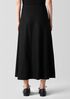 Felted Wool Jersey A-Line Skirt in Regenerative Wool