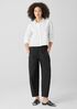Washed Organic Cotton Poplin Classic Collar Short Shirt