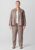Organic Linen High Collar Jacket