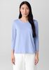 Organic Pima Cotton Jersey 3/4-Sleeve Tee