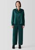 Silk Georgette Crepe Straight Pant