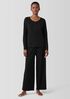 Organic Cotton Interlock Henley Sleep Top