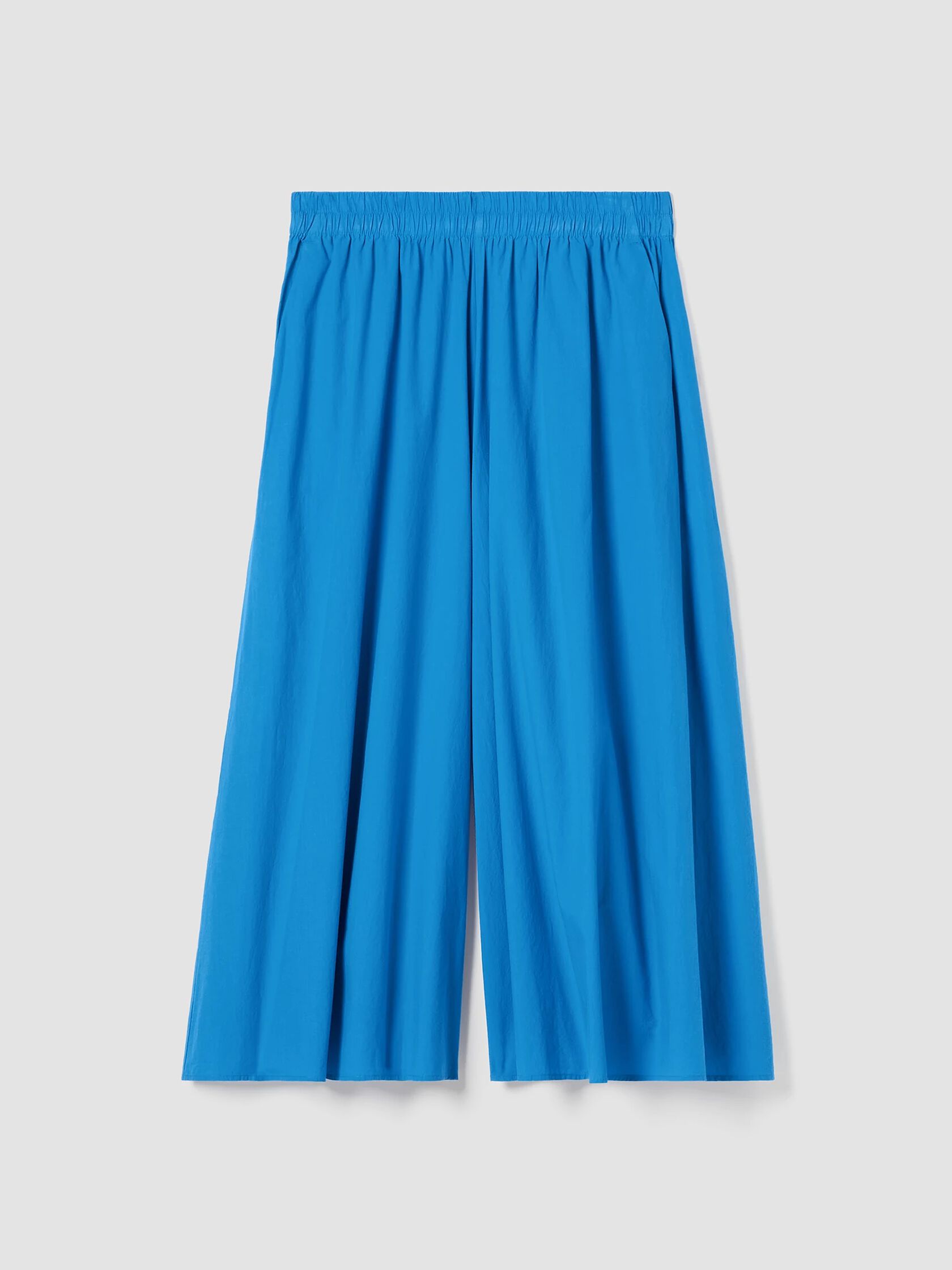 Washed Organic Cotton Poplin Skirt Pant