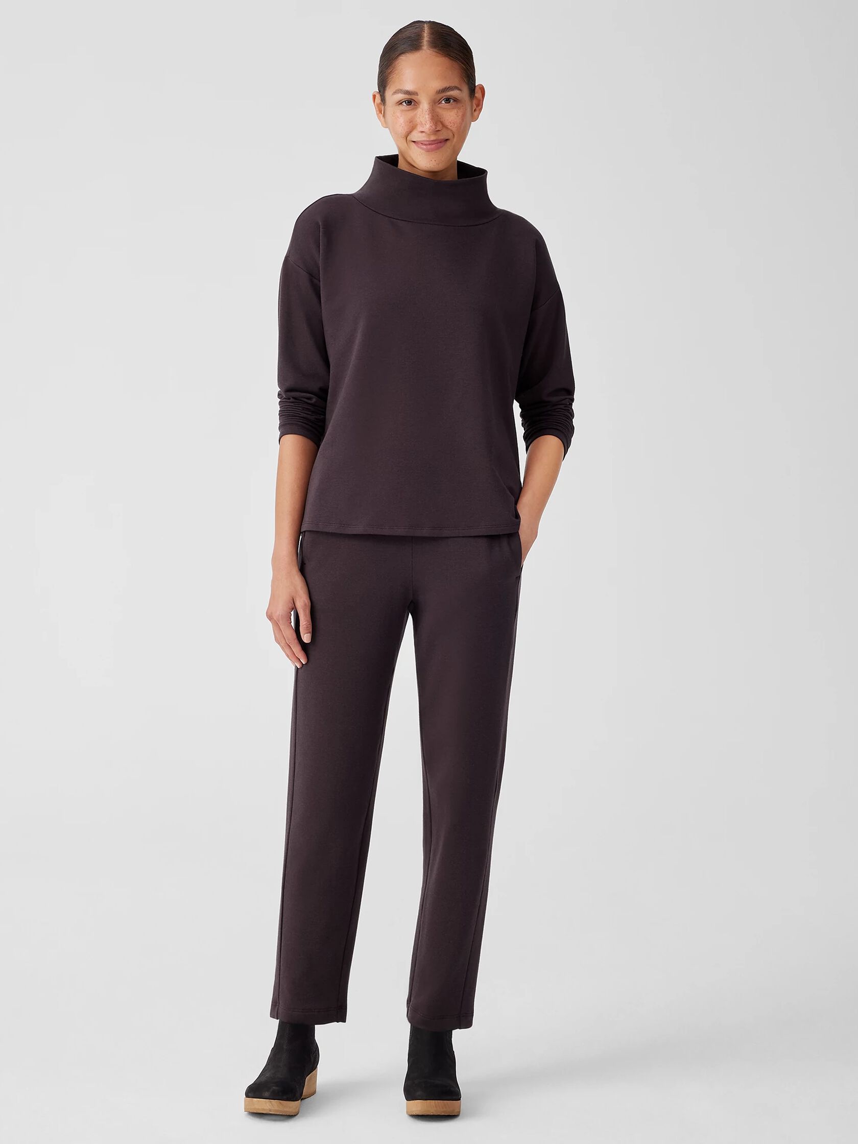 Cozy Brushed Terry Hug Slouchy Pant