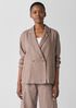 Organic Linen Double-Breasted Blazer