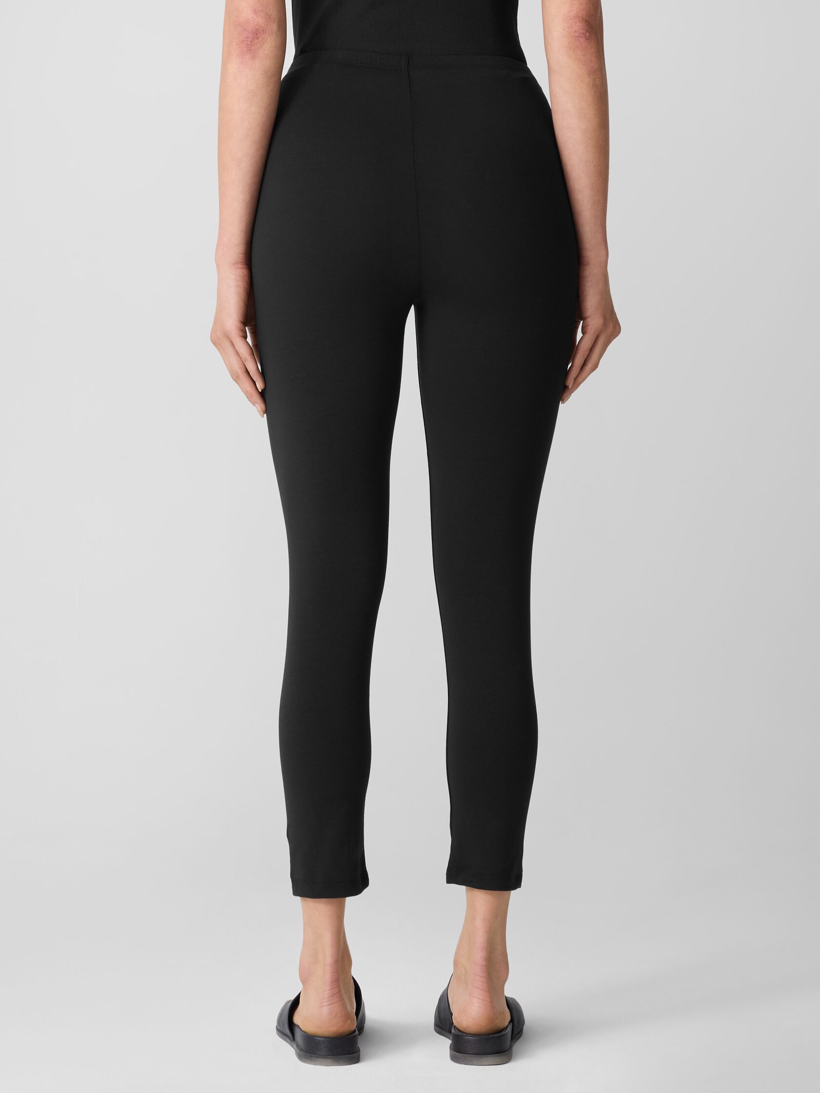 Lightweight Cotton Stretch Jersey Leggings