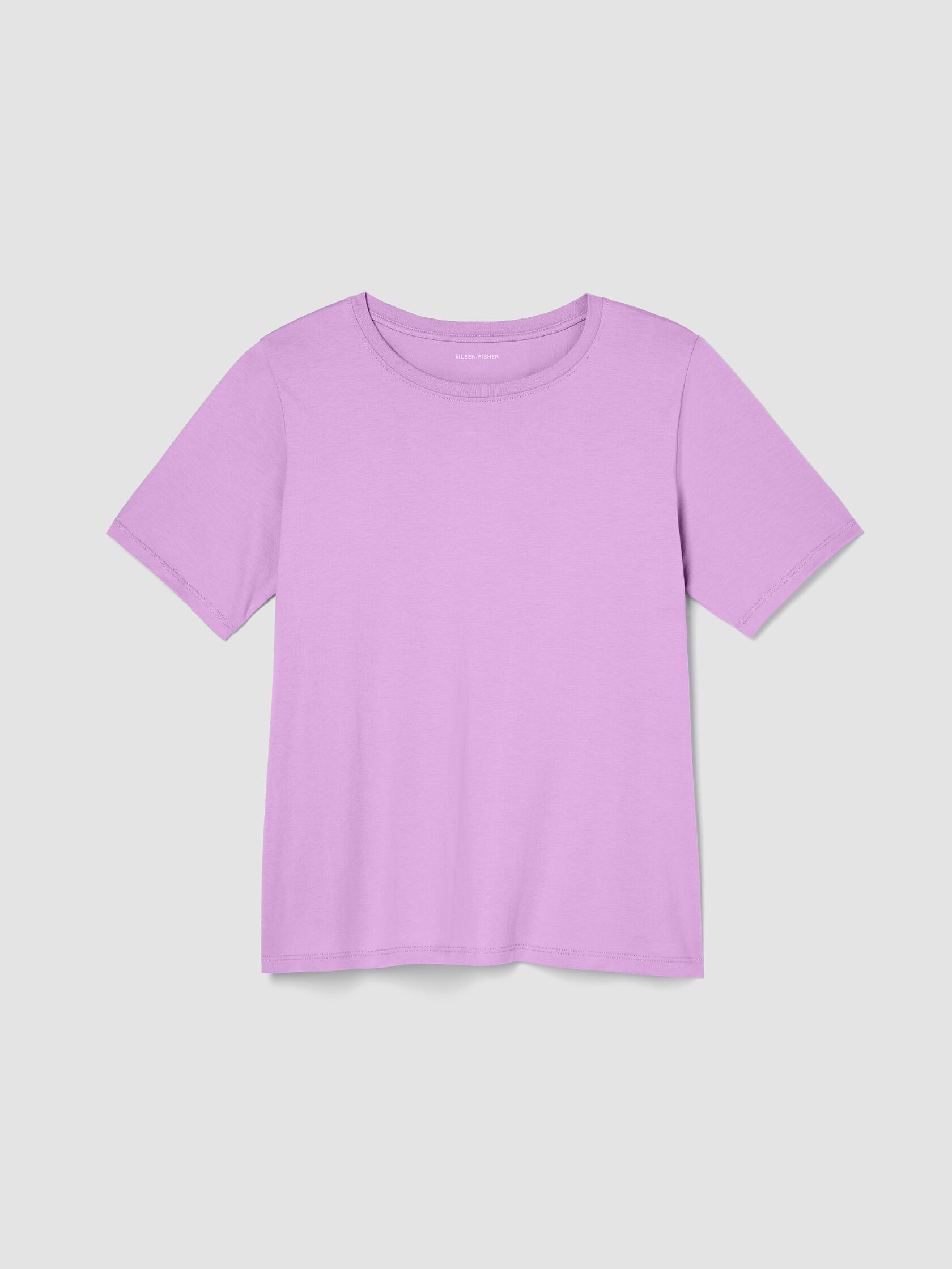 Organic Pima Cotton Jersey Round Neck Tee