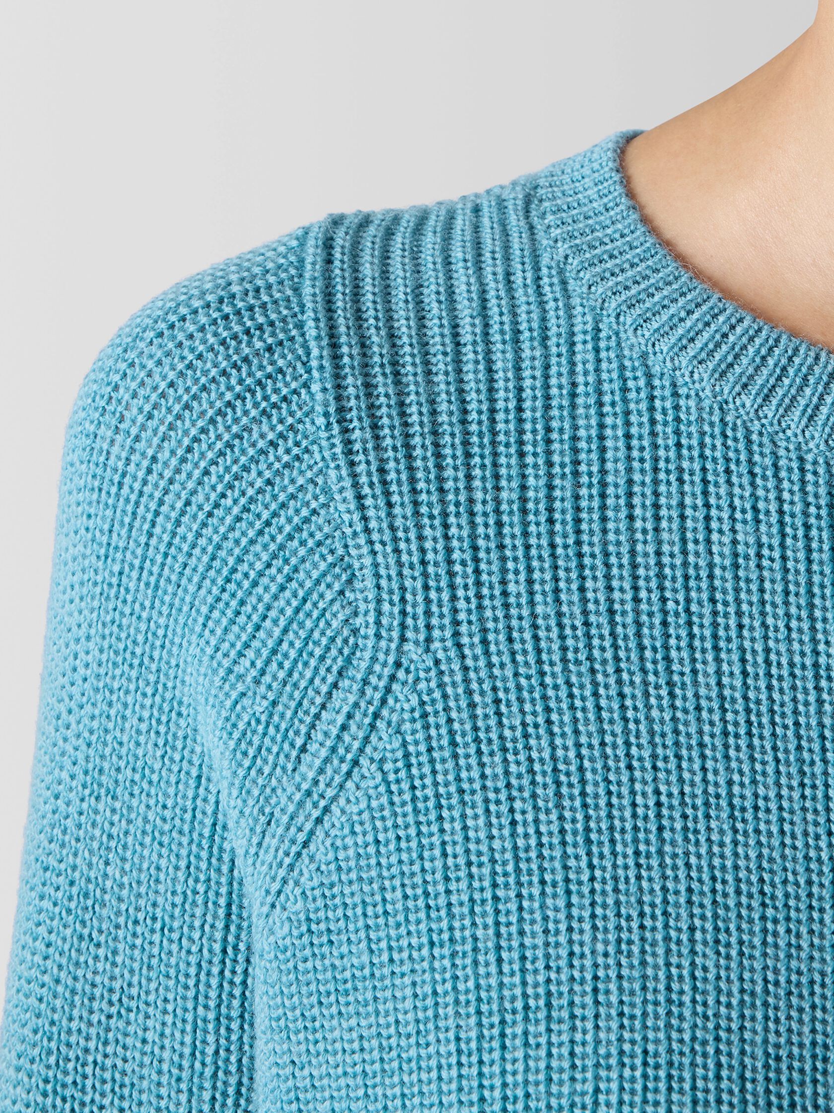 Merino Crew Neck Top in Regenerative Wool