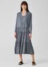 Organic Linen Cotton Airy Tuck Cropped Cardigan
