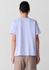 Organic Cotton Slubby Jersey V-Neck Tee