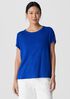 Organic Linen Jersey Crew Neck Tee