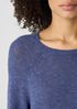 Organic Linen Cotton Slub Crew Neck Top