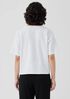 Pima Cotton Stretch Jersey V-Neck Tee