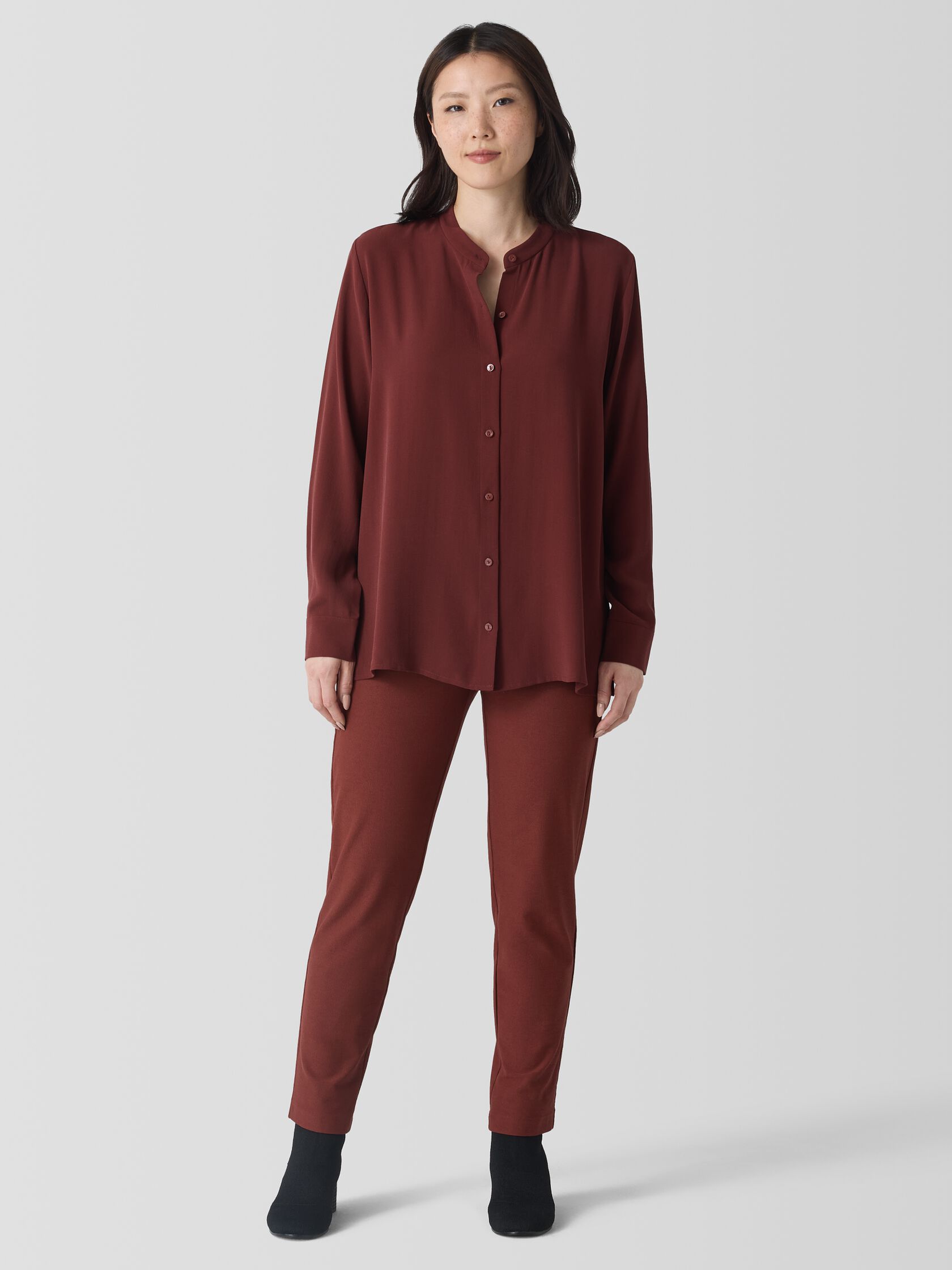 Washable Stretch Crepe Pant