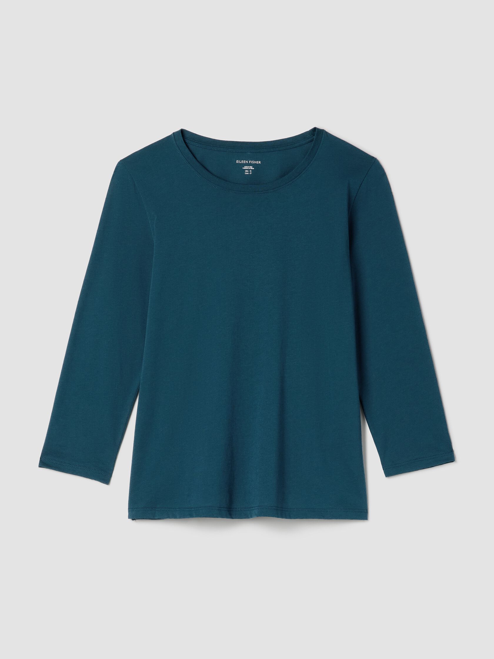 Organic Pima Cotton Jersey Long-Sleeve Tee