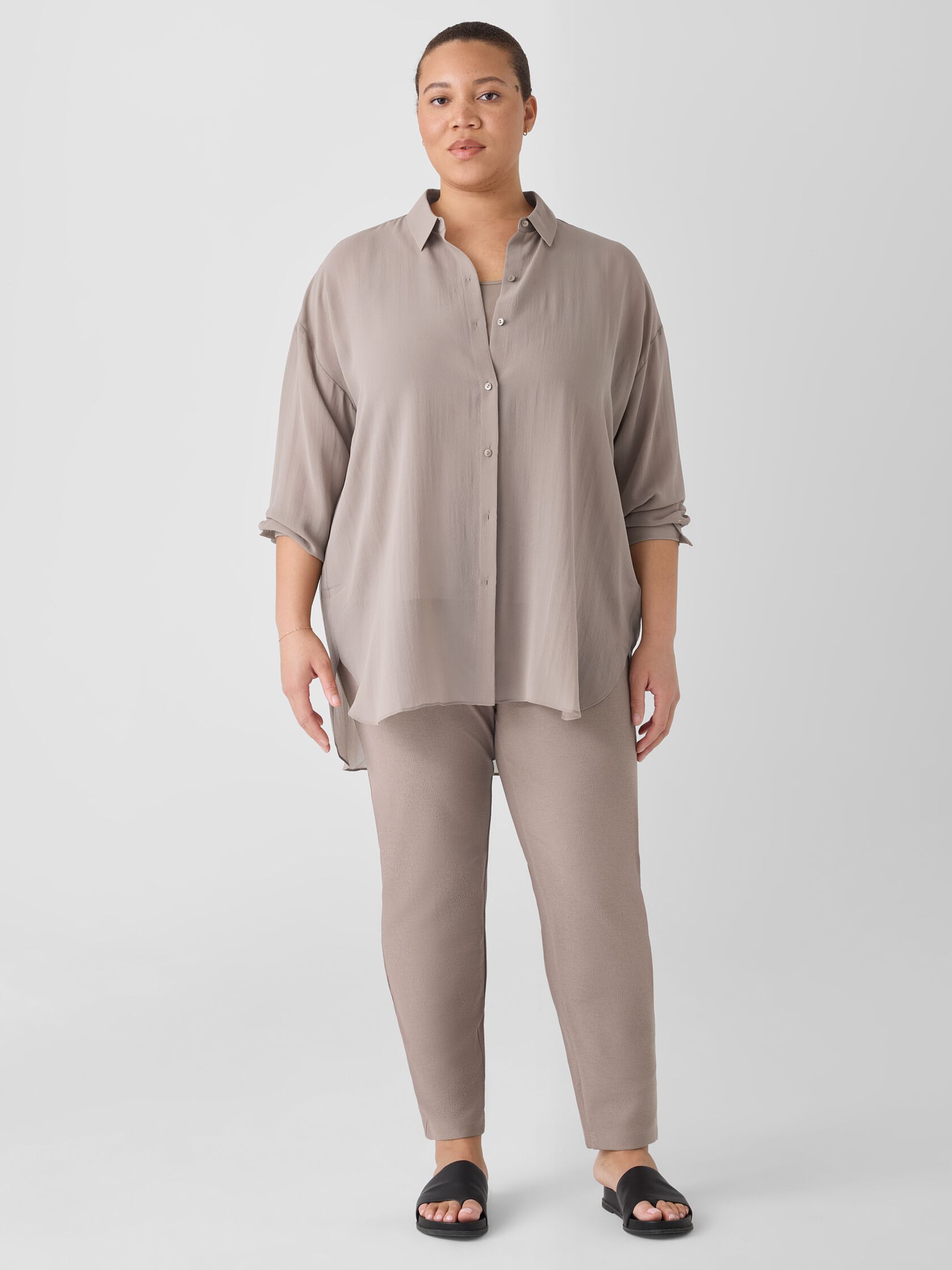 Washable Stretch Crepe Pant